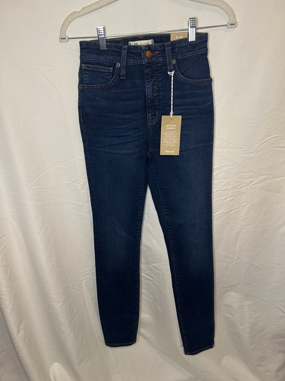 Madewell Women's Skinny Jeans - Dark Indigo